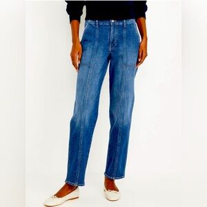 old navy women's high-waisted og loose utility jeans